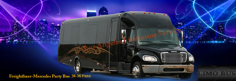 Los Angeles mercedes freightliner party bus